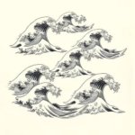 Multiple Wave Tattoo