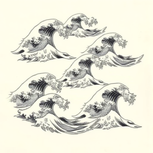 Multiple Wave Tattoo