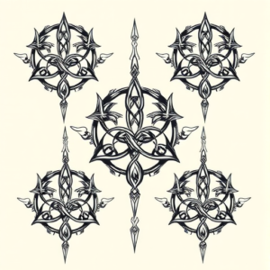 Multiple Yggdrasil Tattoo