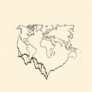 Negative Space Atlas Tattoo