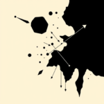 Negative Space Coordinates Tattoo