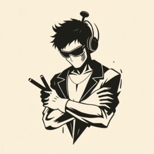 Negative Space Cyber Tattoo