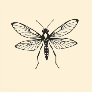 Negative Space Firefly Tattoo