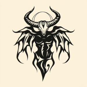 Negative Space Incubus Tattoo