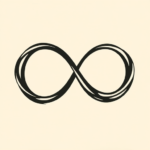 Negative Space Infinity Tattoo