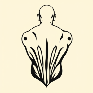 Negative Space Shellback Tattoo