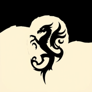 Negative Space Slytherin Tattoo