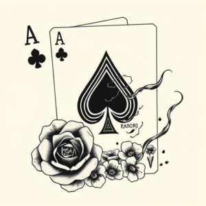 Neo-Japanese Ace Tattoo