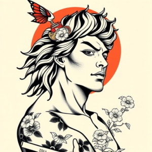 Neo-Japanese Apollo Tattoo