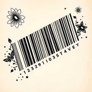 Neo-Japanese Barcode Tattoo