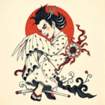 Neo-Japanese Book Tattoo