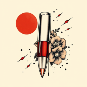 Neo-Japanese Bullet Tattoo