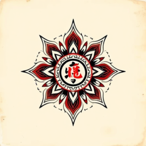 Neo-Japanese Chakra Tattoo