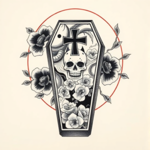 Neo-Japanese Coffin Tattoo