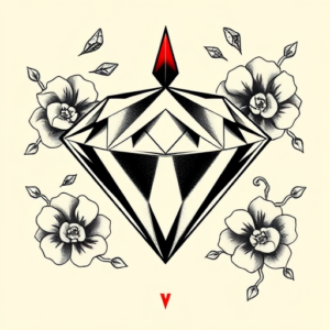 Neo-Japanese Diamond Tattoo