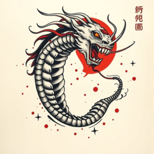 Neo-Japanese Dna Tattoo