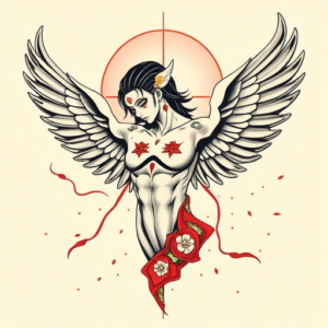 Neo-Japanese Evangelion Tattoo