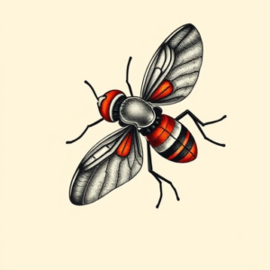 Neo-Japanese Firefly Tattoo