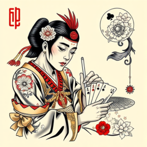 Neo-Japanese Gambling Tattoo