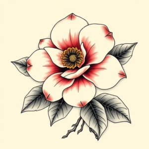 Neo-Japanese Gardenia Tattoo