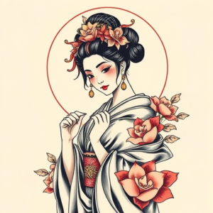 Neo-Japanese Goddess Tattoo