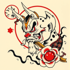 Neo-Japanese Hannya Tattoo