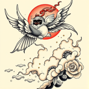 Neo-Japanese Heaven Tattoo