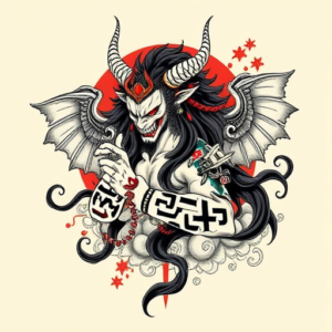 Neo-Japanese Hecate Tattoo