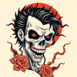 Neo-Japanese Horror Tattoo