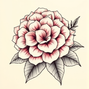 Neo-Japanese Hydrangea Tattoo