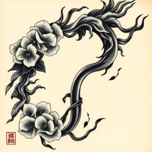 Neo-Japanese Infinity Tattoo