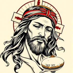 Neo-Japanese Jesus Tattoo