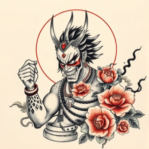 Neo-Japanese Kali Tattoo