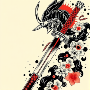 Neo-Japanese Katana Tattoo