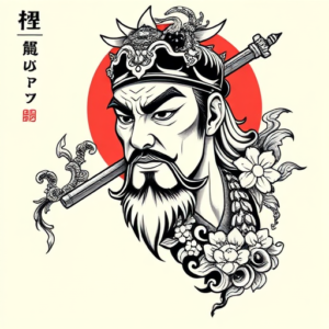 Neo-Japanese King Tattoo