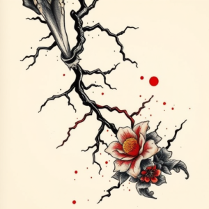 Neo-Japanese Kintsugi Tattoo