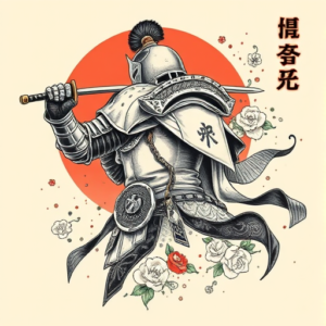 Neo-Japanese Knight Tattoo