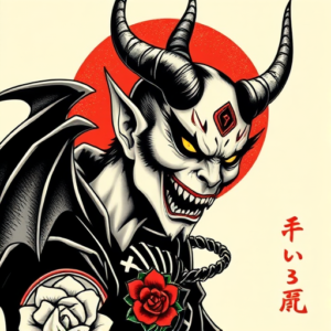 Neo-Japanese Maleficent Tattoo