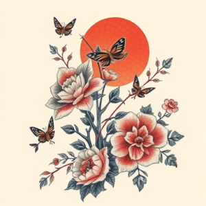 Neo-Japanese Nature Tattoo