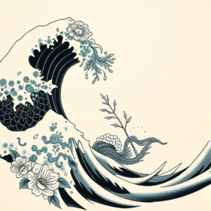 Neo-Japanese Ocean Tattoo