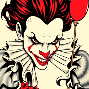 Neo-Japanese Pennywise Tattoo