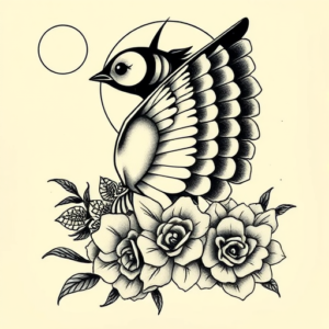 Neo-Japanese Planchette Tattoo