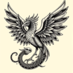 Neo-Japanese Quetzalcoatl Tattoo