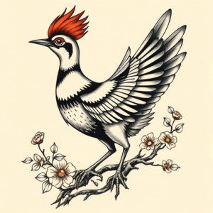Neo-Japanese Roadrunner Tattoo