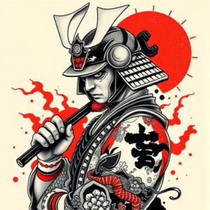 Neo-Japanese Samurai Tattoo