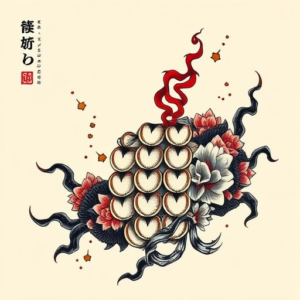 Neo-Japanese Scale Tattoo