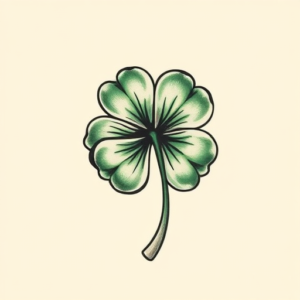 Neo-Japanese Shamrock Tattoo