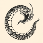 Neo-Japanese Snake Tattoo