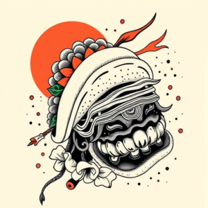 Neo-Japanese Taco Tattoo