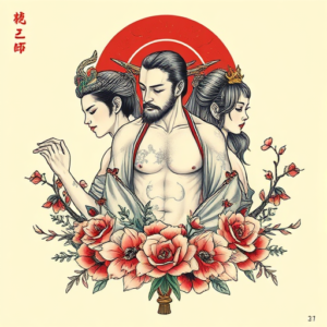 Neo-Japanese Trinity Tattoo